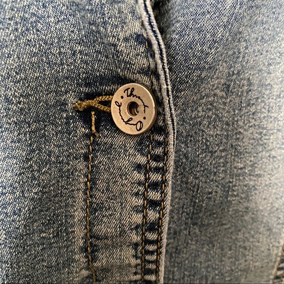 Original Threads women’s sequin jean jacket Size small - Picture 5 of 6